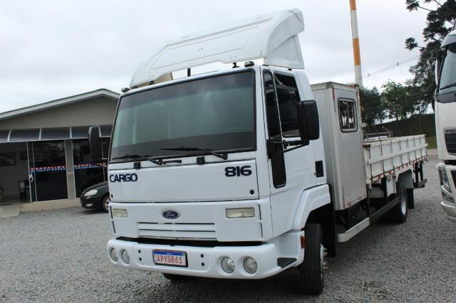Ford cargo 816 s cabine suplementar e carroceria - Foto 3