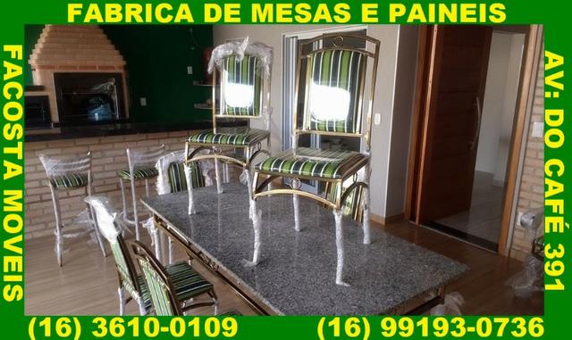 Mesa de jantar com 6 cadeira fabrica facosta moveis somente 10 x 168,00 - Foto 5