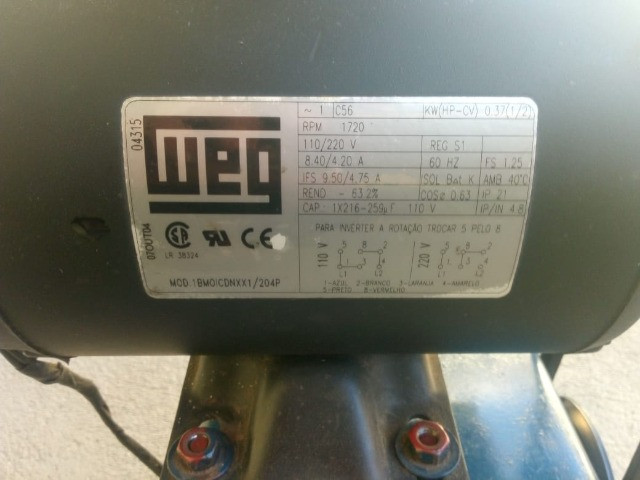 Conjunto motor/redutor - Foto 4