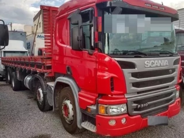 SCANIA P310 2016 8X2 BITRUCK, CARROCERIA DE MADEIRA