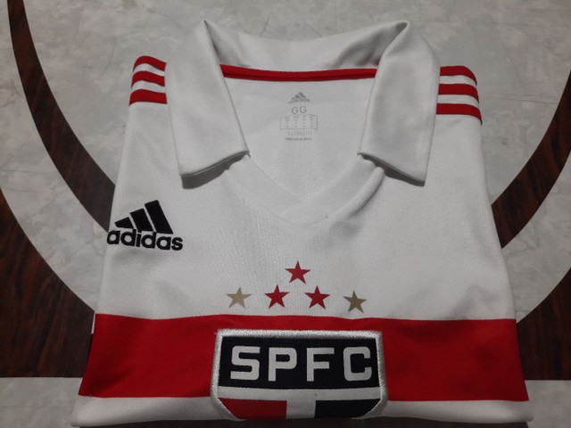 Camisa polo São Paulo FC bco. Inter. Adidas branca oficial. Tamanho GG. - Roupas e - Vila Gomes Cardim, São Paulo 1047275086 | OLX