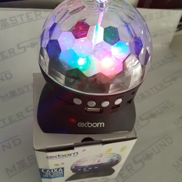 Speaker. Com Led colorido,usb,sd FM,bluetooth. Novo.  - Foto 3
