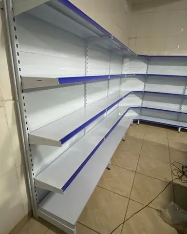 Rack cereal para supermercado Gôndolas novas de aço pronta entrega  - Foto 5