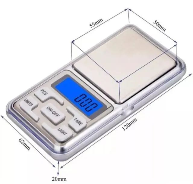Mini Balança Digital Alta Precisão Escala 0.1 Gr Até 500 Gr  Arduino Automação COD-AP162 1