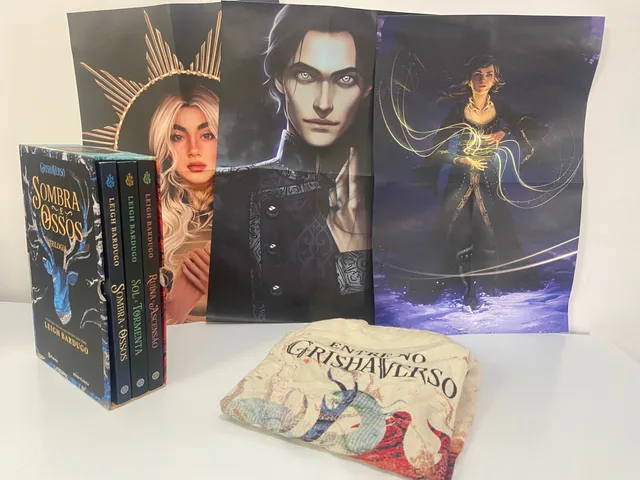 Box Trilogia Completa Sombra E Ossos 3 Volumes Série Netflix