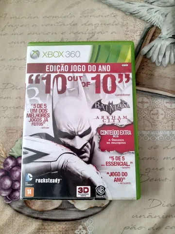 Jogo Batman Arkham City Game Of The Year Xbox 360 Legendado em