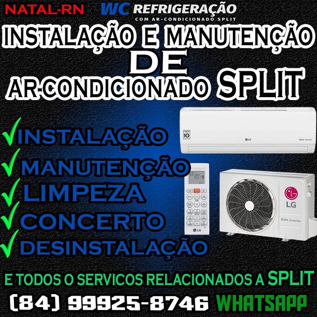 Instalação e manutenção de ar-condicionado Split - Eletrodomésticos - Santos Reis, Natal 1129742000 | OLX Instalação e manutenção de ar-condicionado Split - Eletrodomésticos - Santos Reis, Natal 1129742000 | OLX