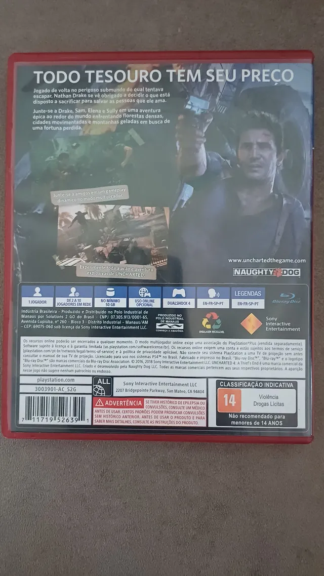 Uncharted 4 fisica  +352 anúncios na OLX Brasil