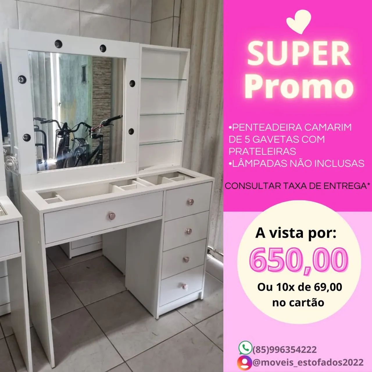 Promoção Penteadeira Camarim  - Foto 5