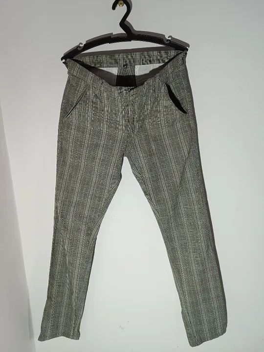 Calça Social Masculina xadrez 