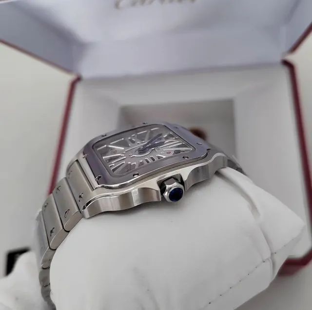 Relógio Cartier Santos Skeleton Automático  - Foto 3