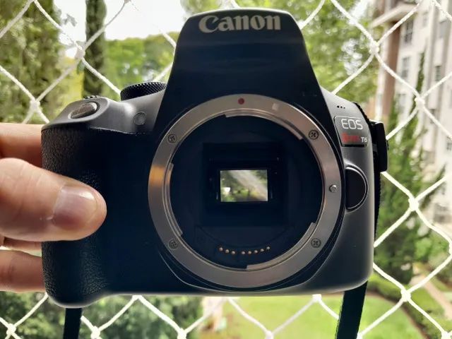 Câmera Canon EOS Rebel T6 + 18-55mm F3.5-5.6 STM  - Foto 3