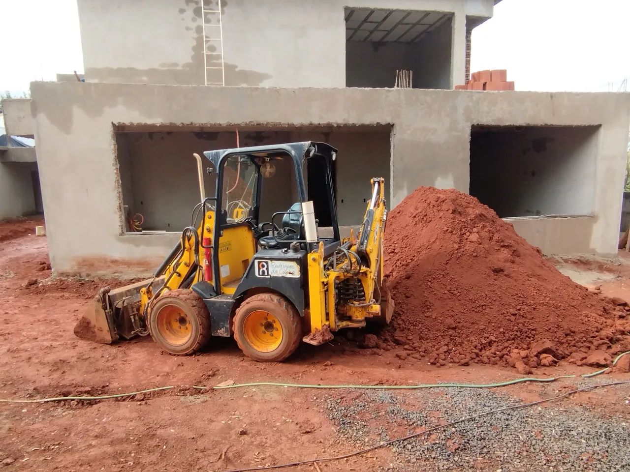 Mini retro escavadeira JCB 1cx ano 2015 - Foto 4