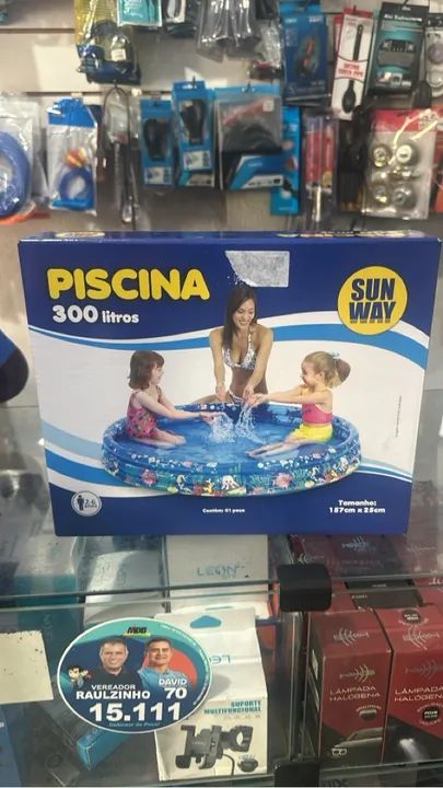 Piscina de 300 litros na caixa  - Foto 2