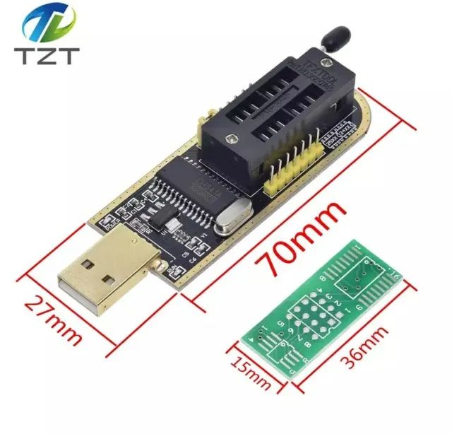 Programador Gravador Eprom Bios Flash Ch341a (99995.9905 zap)