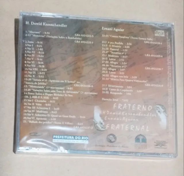 Cd _ H. David Korenchendler e Ernani Aguiar - Fraternal - Foto 2