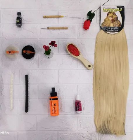 Cabelo Organico 165g 65cm Tufo Liso - Cor (#613) - Foto 2