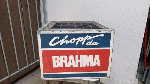 Caixa antiga chopp Brahma 