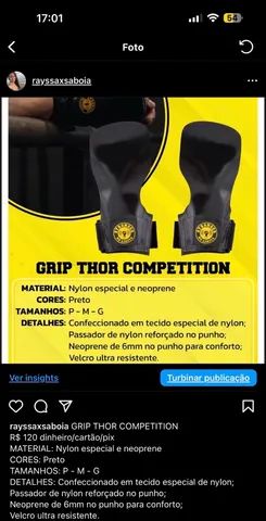 GRIP THOR COMPETITION R$ 120
