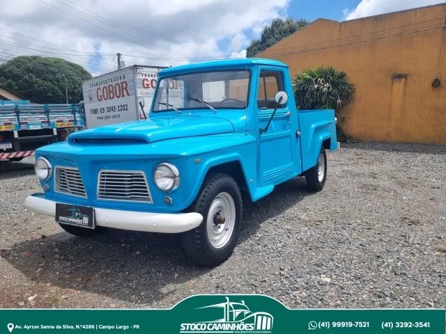 Ford F75, ano 1974, cambio manual, 6 cilindros, placa preta de colecionador, impecavel.  - Foto 9