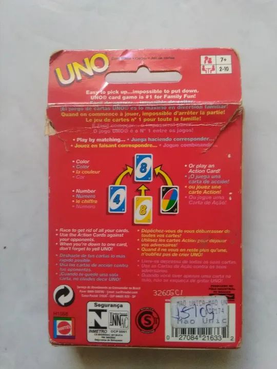 BAIXOU!!! Baralho UNO original Mattel - Foto 3