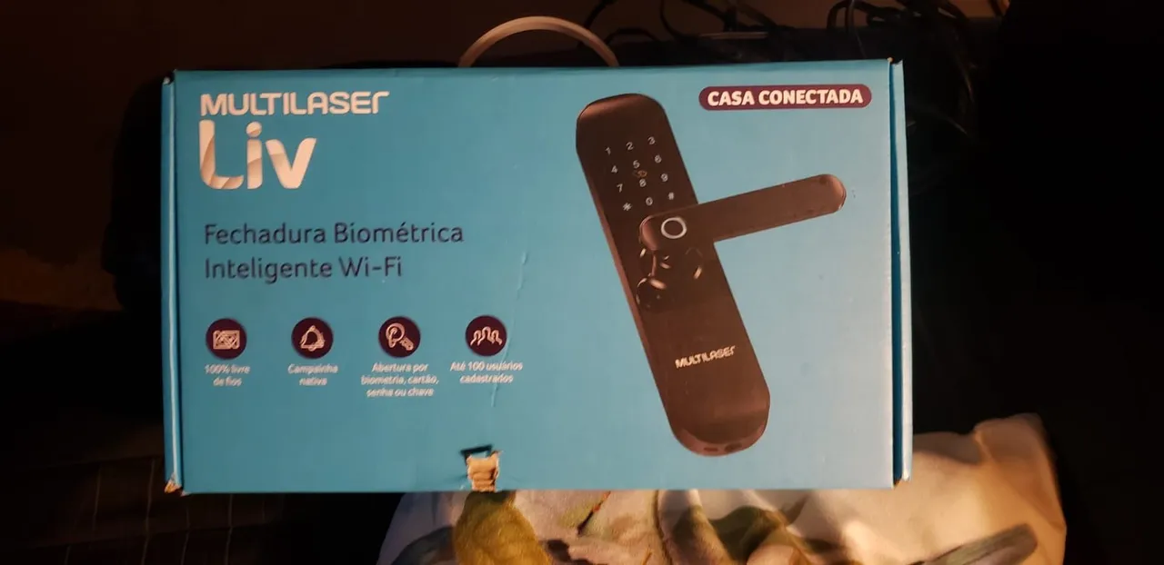 Fechadura Digital Multilaser Liv