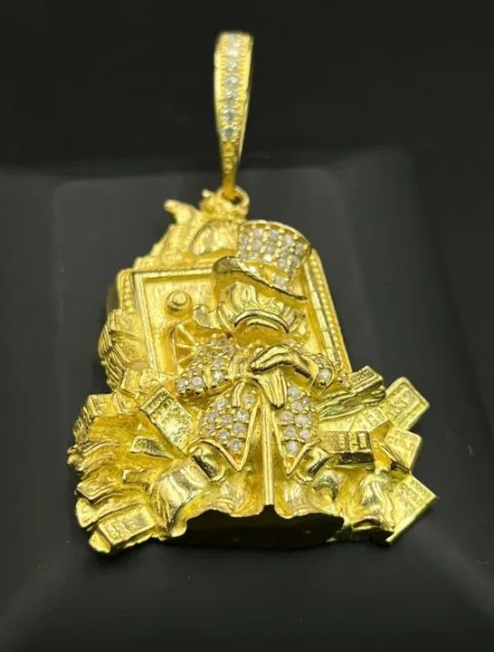 Pingente Moeda Antiga tio patinhas  - Foto 2