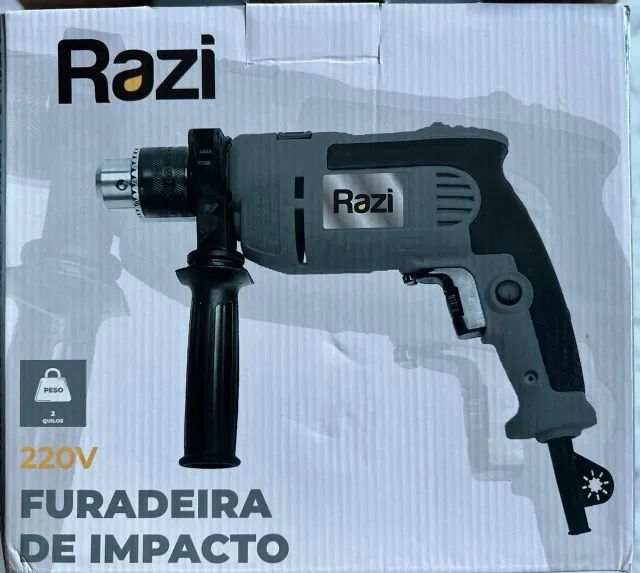 Furadeira De Impacto Razi 1/2 550w 220v Cinza - Rzfi13/m2