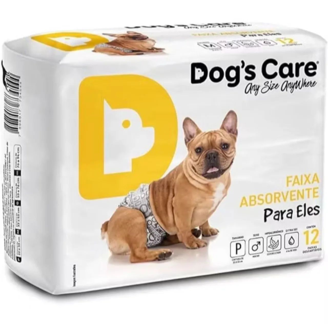Fraldas Cães Dog's Care - Kit 48 unidades