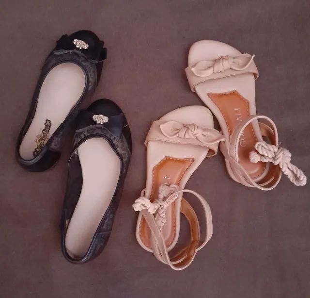 Sandália Coubali Tam-29 & Sapatilha Lilica Tam-28 (originais / usadas)  - Foto 6