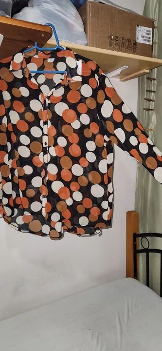 Blusa de Bolinhas Transparente - Foto 2