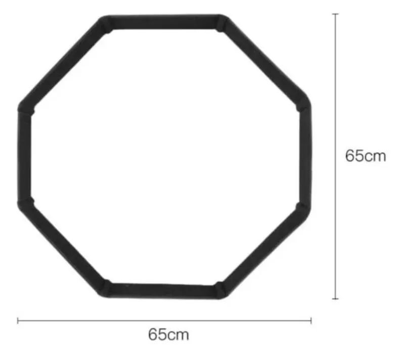 Softebox octabox 65cm com suporte para flash e tripé 2m (tudo novo) - Foto 3
