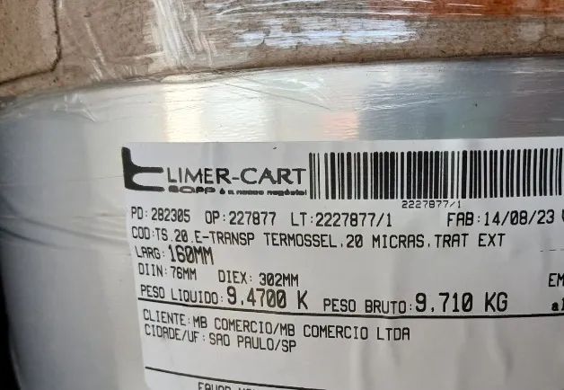 BOBINA PARA FLOWPACK TRANSPARENTE 5 (CINCO) BOBINAS - Foto 2