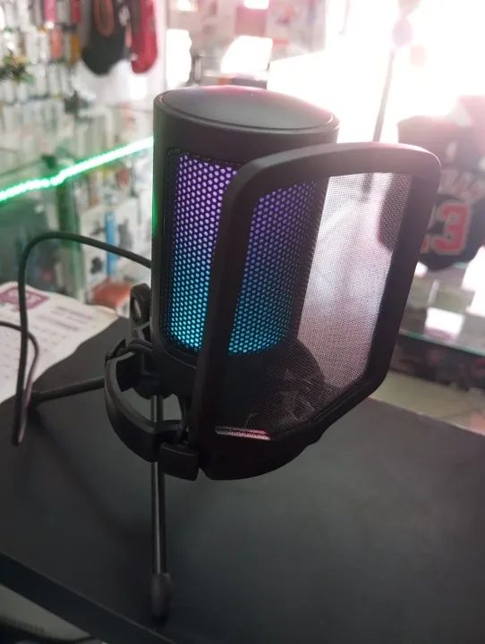 FIFINE Microfone USB Para Jogos Para PS5 PC, Microfone Condensador - Foto 5