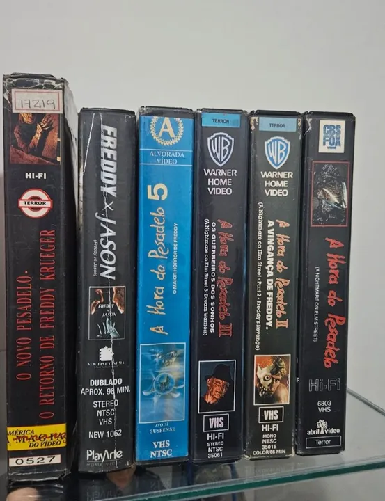 Coleção- A Hora do Pesadelo, Freddy x Jason 1, 2, 3, 5 e 7 