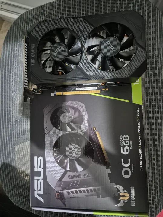 Placa de Vídeo ASUS TUF Gaming GeForce GTX 1660 OC 6GB GDDR6