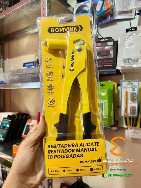 Rebitadeira Alicate Rebitador Manual 10 Polegadas