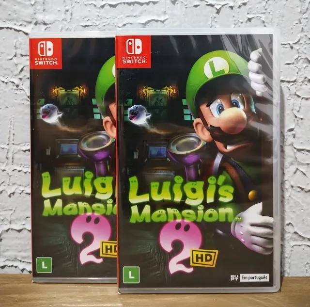 (Lacrado) Luigis Mansion 2 HD Switch (Aceitamos seu jogo usado como pagamento)