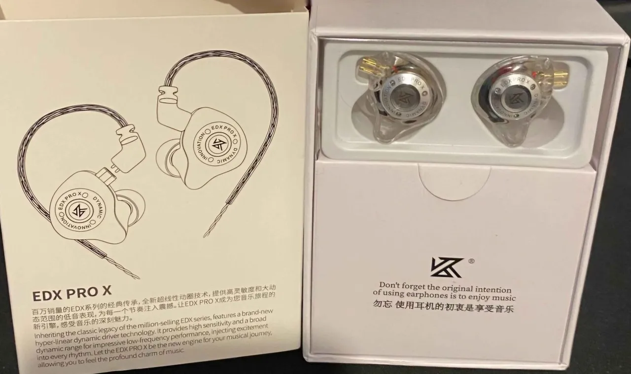 Kz Edx Pro X Com Mic - Transparente