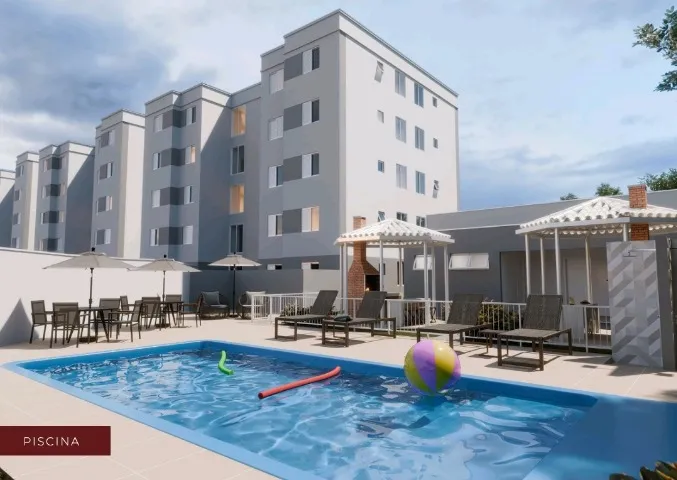 Entrada parcelada em até 36 vezes. Apartamentos 2 quartos no Bairro Edgar Pereira