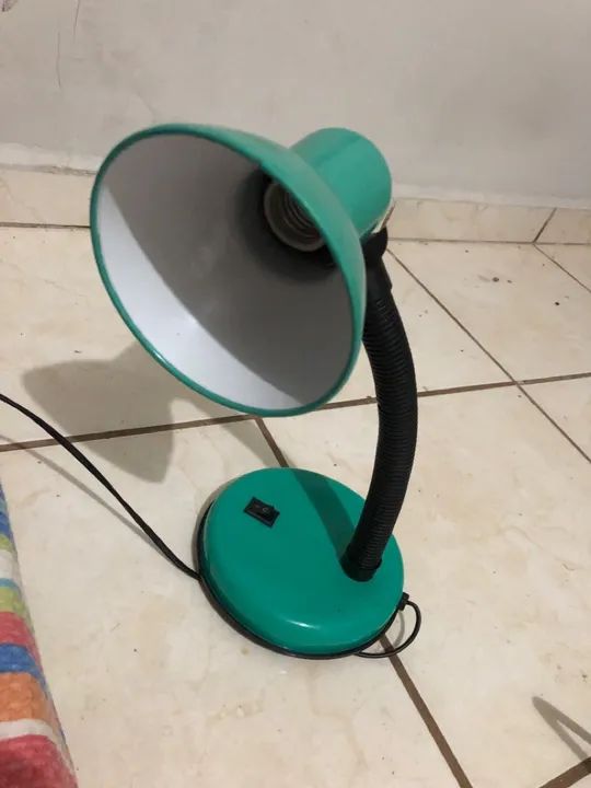 Abajur Luminária de mesa verde - Foto 2