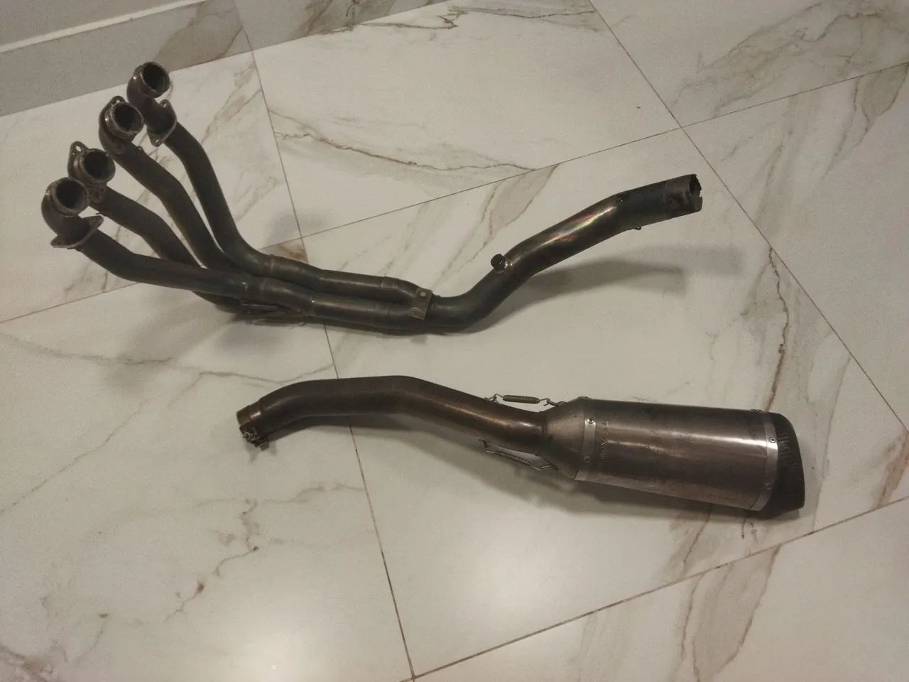 Escapamento Full Titanium Léo vince Kawasaki zx10r - Peças para