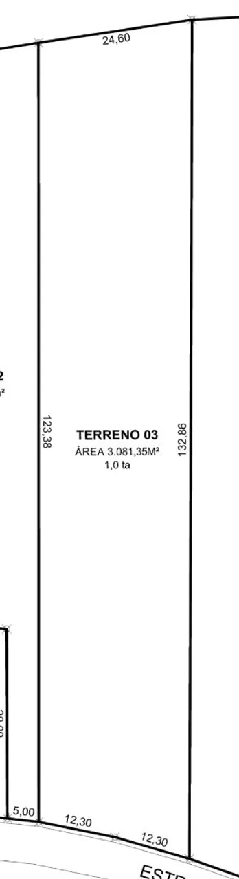 Alugo Terreno 20,60 x 130 ( 3.081,35 m²)