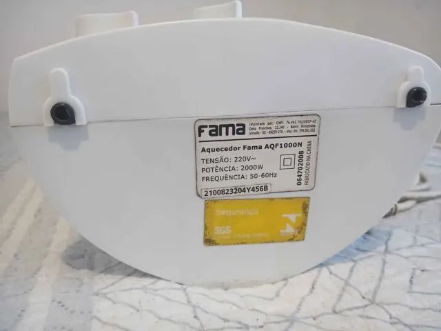 Aquecedor elétrico 2000W 220V frio  e quente 2 estágios - Foto 3