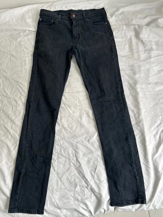 Calça Jeans Masculina Preta
