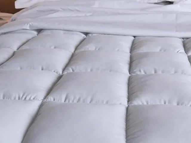 Pillow Top Casal 100% Fibra Siliconada 138x188cm - Tecido Percal Algodão 