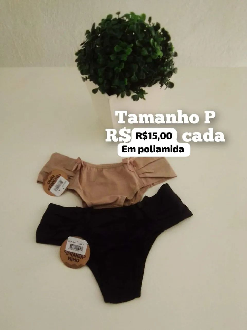 Calcinha feminina tamanho P  - Foto 5