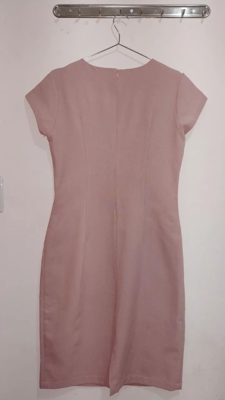Vestido Social Elegante Rosê - Foto 3