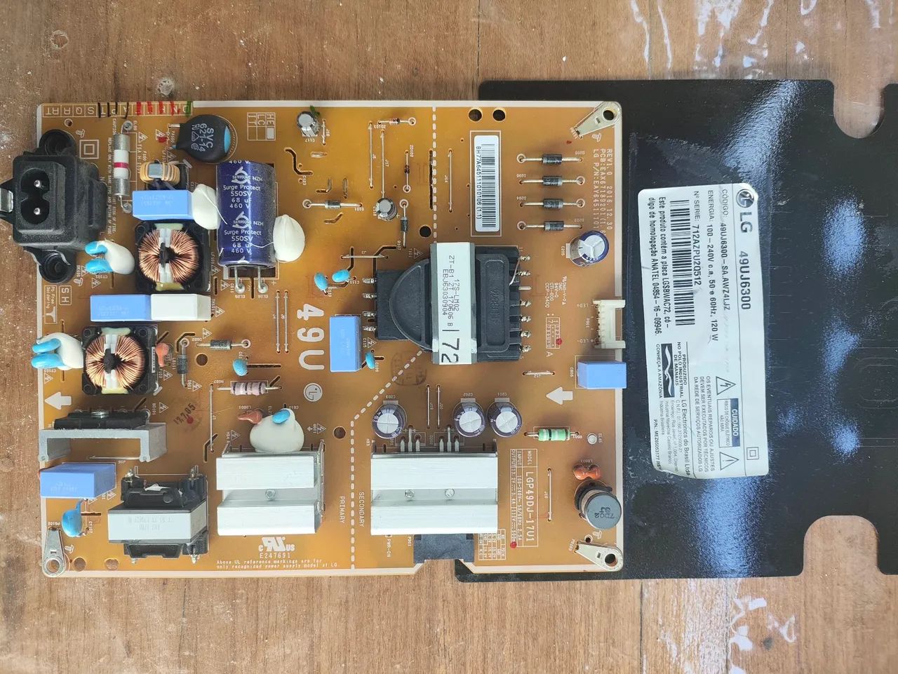 Placa Fonte para TV LG 49UJ6300 - Original