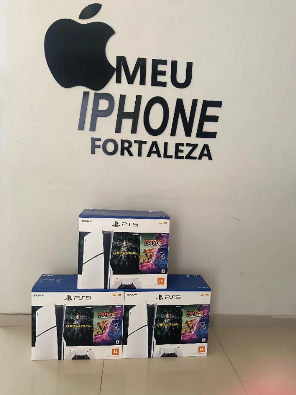 PS5 slim LACRADO com leitor de disco 1TB e 2 jogos